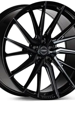 Vossen HF-4T Hybrid Forged Rear Right Wheel, Tinted Gloss Black, Deep Face, 20x10.5 +45 :: 2015-2026 Mustang Bargain