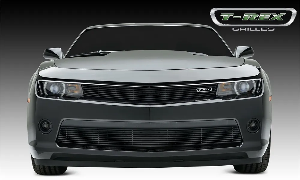 T-Rex Aluminum Front Upper Grille, Black :: 2014-2015 Camaro - Open Box Grab Now