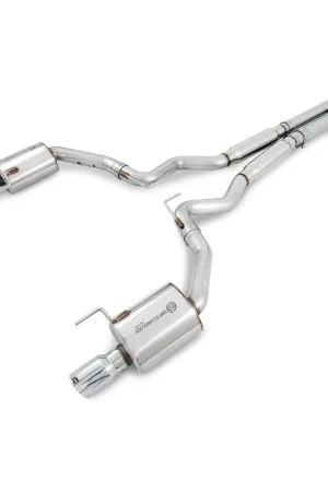 AWE Touring Edition 3" Cat-Back Exhaust System w/4" Dual Chrome Tips :: 2015-2017 Ford Mustang GT Price Cut