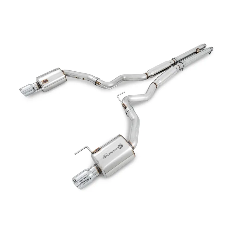 AWE Touring Edition 3" Cat-Back Exhaust System w/4" Dual Chrome Tips :: 2015-2017 Ford Mustang GT Price Cut