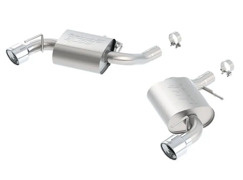 Borla 2.75" S-Type Axle-Back Exhaust System w/ 4.5" Dual Polished Tips :: 2016-2024 Camaro SS w/o NPP Express Delivery