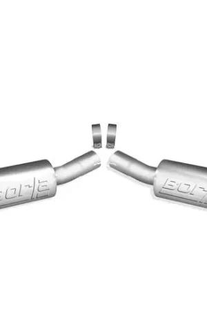 Borla 2.5" S-Type Axle-Back Exhaust System, Reuses Factory Tips :: 2010-2013 Camaro SS w/ Ground Effects Package Fan Favorite