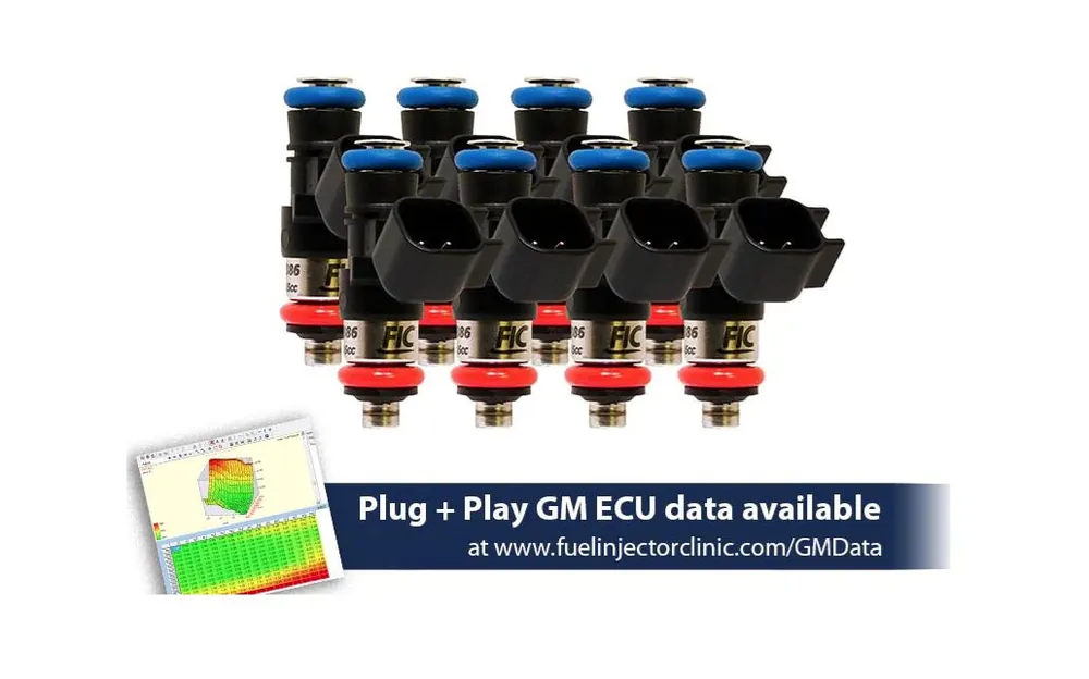 Holiday Sale Fuel Injector Clinic 72lb Injectors (Set of 8) :: 2006-2013 Corvette & 2010-2015 Camaro SS, ZL1 & Z28