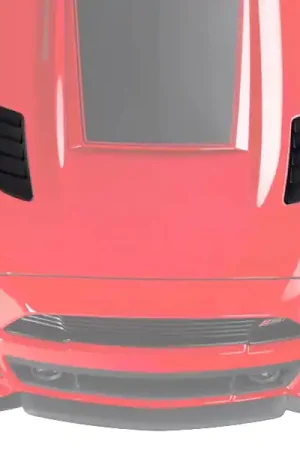 In Demand Roush Heat Extractors, Molded Black :: 2015-2017 Ford Mustang GT