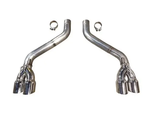 Latest MRT 3" Version 3 Muffler Delete Axle-Back Exhaust System, 4" Quad Polished Tips :: 2016-2024 Camaro SS