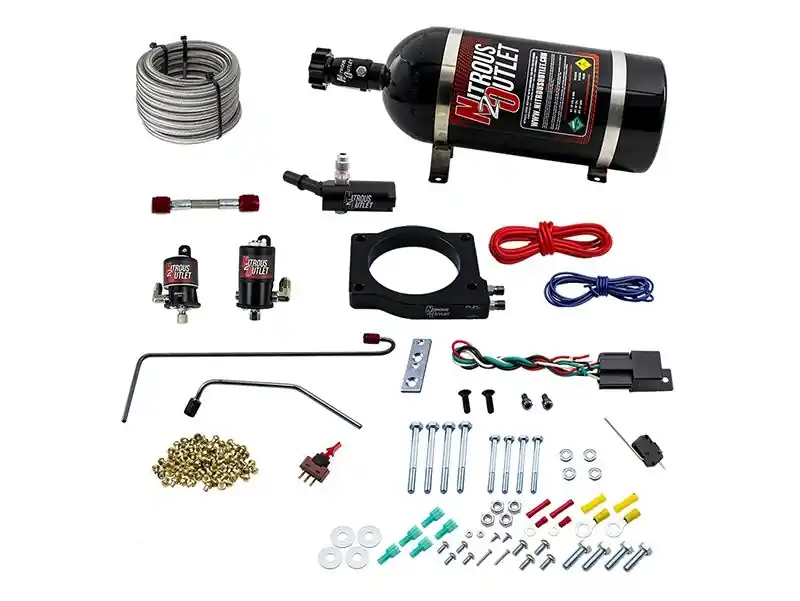 Nitrous Outlet Hardline Plate System, 15lb Bottle :: 2020-2025 C8 Corvette Stingray Luxury
