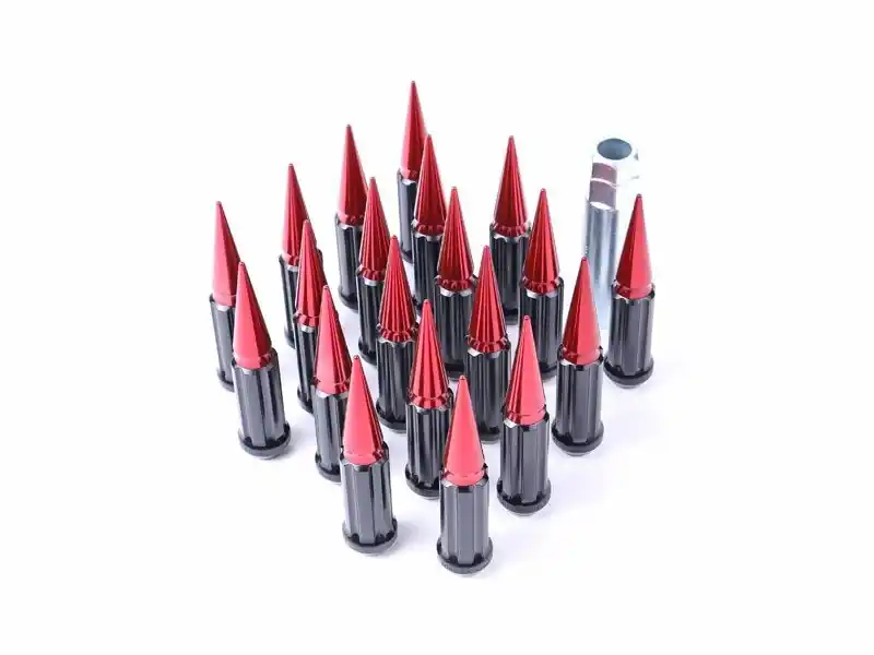 Flash Sale Gorilla Spike Lug Nuts, 12mm x 1.5, Red Spike :: 2005-2019 Corvette
