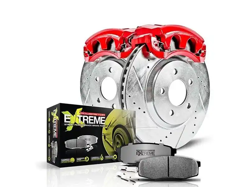 While Supplies Last Powerstop Z26 Extreme Street Warrior Rear Brake Upgrade Kit w/ Powder Coated Calipers :: 2010-2015 Camaro SS, SS/1LE & ZL1