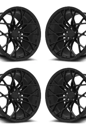 MRR F26 Forged Wheel Set, Gloss Black, 20x10 & 21x13 :: 2023-2026 C8 Corvette Z06 & E-Ray New Arrival