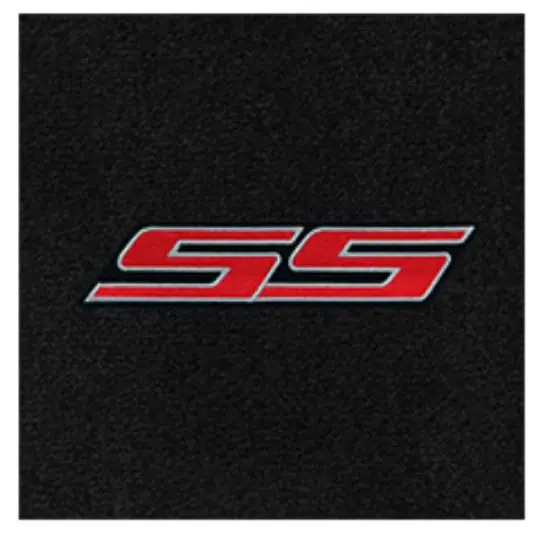 Lloyd 2pc Ultimat Front Floor Mats, Black Mats w/ Red SS Logo :: 2010-2015 Camaro Best Choice