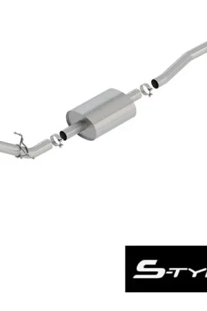 Big Sale Borla 3" S-Type Cat-Back Single Exhaust w/ Factory Side Exit, 4" Polished Tips :: 2019-2026 Silverado & GMC Sierra 1500 4.3L, 5.3L