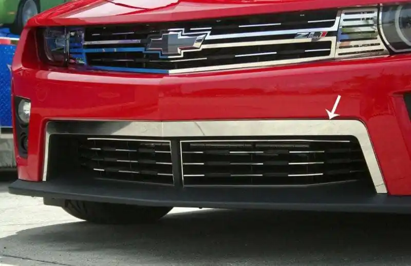 Special Discount American Car Craft Front Upper Valance Trim, Polished Stainless Steel :: 2012-2015 Camaro ZL1 - Open Box