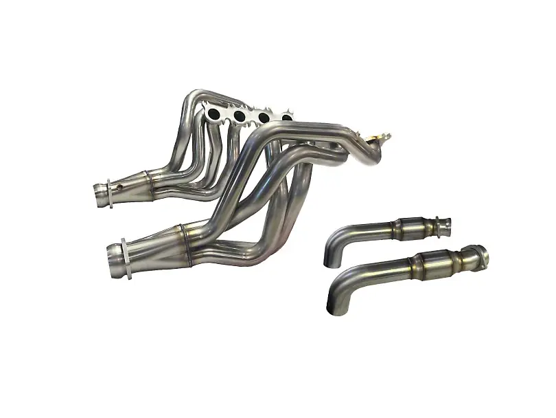Kooks 1-7/8" x 3" Long Tube Headers w/ Catted OEM Connection Pipe :: 2015-2026 Ford Mustang GT, Mach 1 & Dark Horse Price Cut