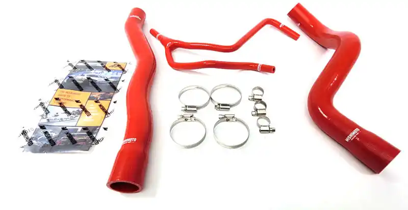 Mishimoto Silicone Radiator Hose Kit, Red :: 2016-2023 Camaro 2.0T - Open Box Limited Edition