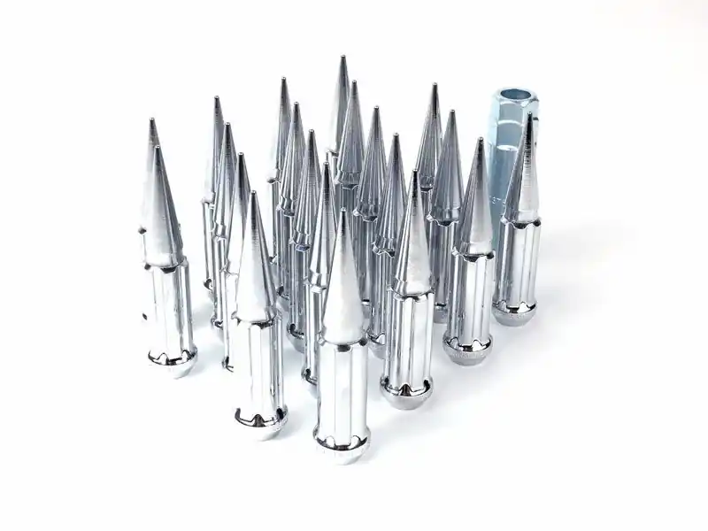 Hot Picks Gorilla Spike Lug Nuts, 12mm x 1.5, Chrome :: 2005-2019 Corvette