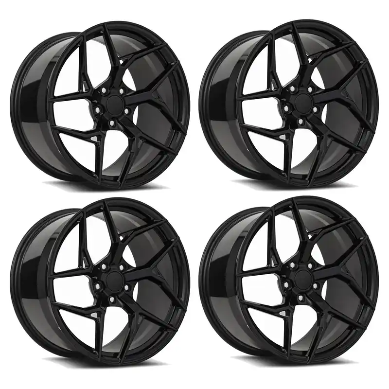 Buy Today MRR F10 Wheel Set, Gloss Black, 19x8.5 & 20x11 :: 2020-2026 C8 Corvette