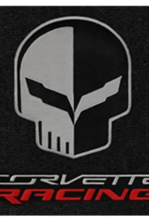 Lloyd 2pc Ultimat Floor Mats, Black w/ Jake Logo & "Corvette Racing" :: 2014-2019 C7 Corvette Latest