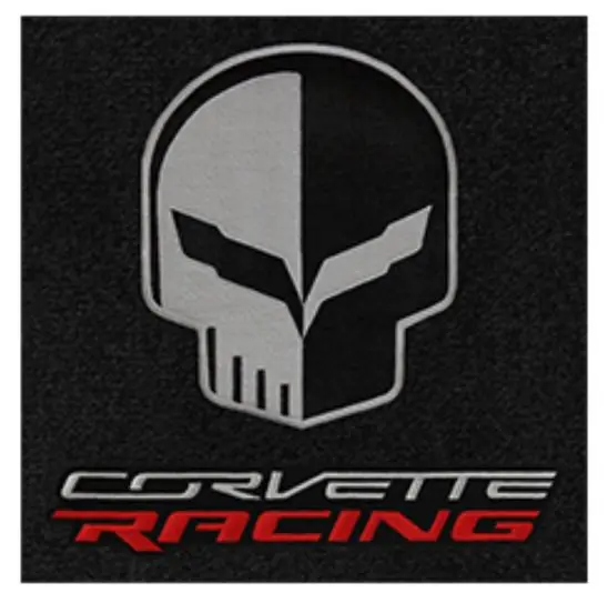 Lloyd 2pc Ultimat Floor Mats, Black w/ Jake Logo & "Corvette Racing" :: 2014-2019 C7 Corvette Latest