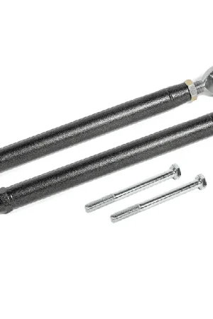 Authentic BMR Adjustable Rear Toe Rods, Black Hammertone :: 2016-2024 Camaro