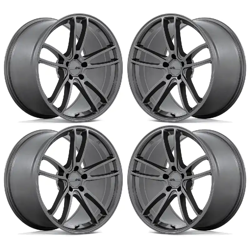 American Racing Mach Five Wheel Set, Graphite, 19x10 +40/19x10 +40 :: 2015-2025 Ford Mustang Special Discount