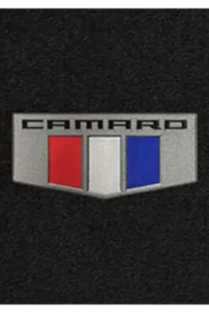 Lloyd 2pc Front Ultimat Floor Mats, Black Mats w/ Camaro Shield Logo :: 2016-2024 Camaro Sale