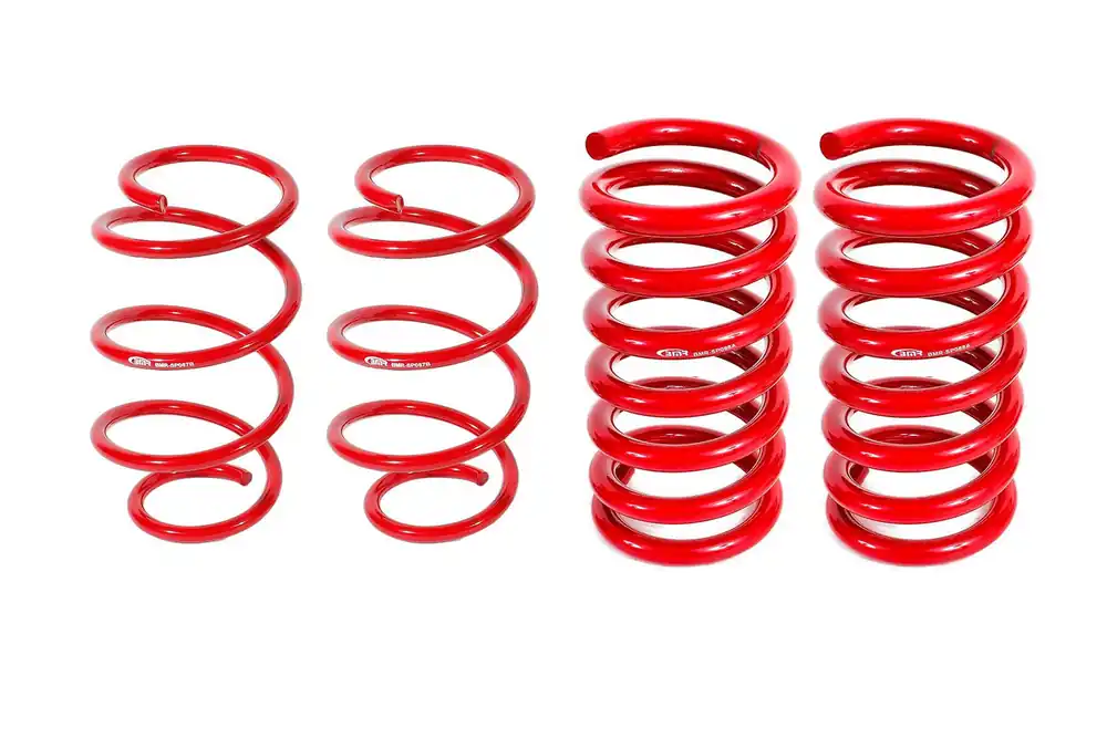 BMR 1.25" Front & .25" Rear Lowering Springs, Drag Version :: 2015-2026 Ford Mustang w/o Magneride While Supplies Last