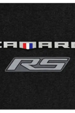Lloyd Ultimat Trunk Mat, Black Mat w/ Silver Camaro RS Logo :: 2016-2024 Camaro Coupe High Quality