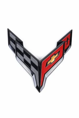 Get Yours Chevrolet Carbon Flash Flag Emblem :: 2020-2025 C8 Corvette Stingray
