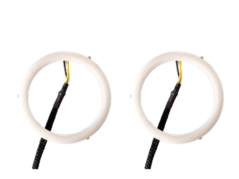 Diode Dynamics 80mm Red LED Halo Lights, Pair :: 2010-2013 Camaro Get Yours