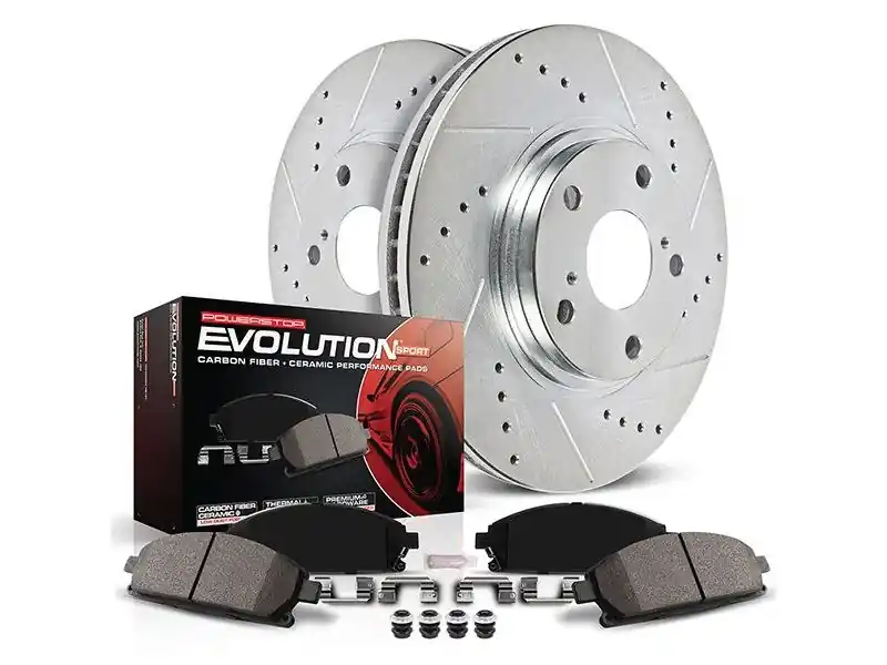 Fresh Stock PowerStop Z23 Evolution Sport Rear Brake Upgrade Kit :: 2014-2019 Chevrolet C7 Corvette Stingray Z51 2