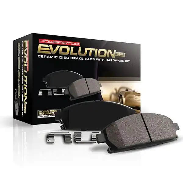 PowerStop Z17 Evolution Ceramic Rear Brake Pads w/ Hardware Kit :: 2015-2023 Ford Mustang Crafted
