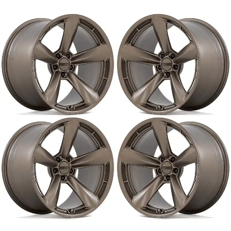 American Racing TTF Wheel Set, Matte Bronze, 20x9.5 :: 2015-2025 Ford Mustang Brand New