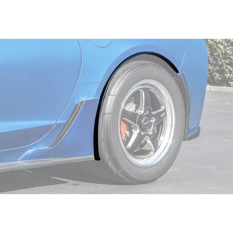 C7 Corvette Rear Quarter Extension Mud Flap, Matte Black :: 2014-2019 Corvette Stingray & Z51 Big Sale