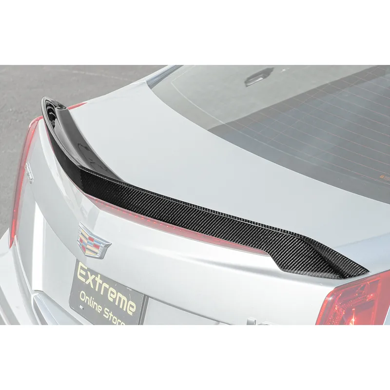 Express Delivery Cadillac ATS-V Rear Trunk Lid Spoiler, Carbon Fiber :: 2016-2019 Cadillac ATS-V Sedan