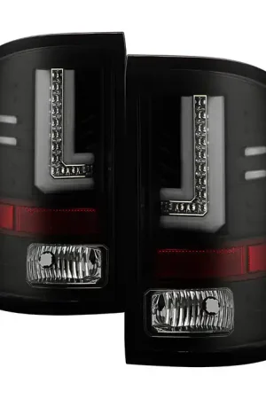 High Quality Spyder LED Tail Lights, Smoked Lens and Black Housing :: 2014-2018 GMC Sierra 1500, 2015-2019 GMC Sierra 2500HD/3500HD