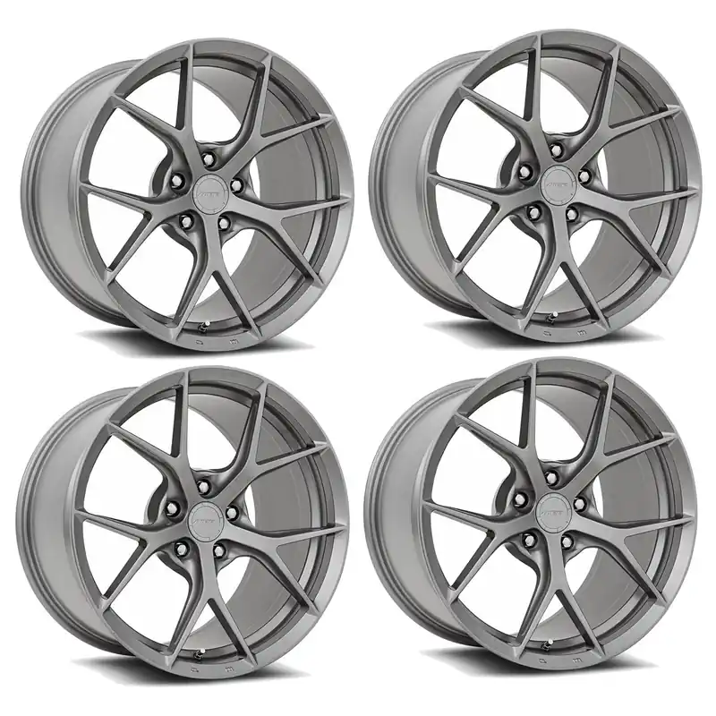 Exclusive MRR FS06 Wheel Set, Gloss Silver, 19x8.5 & 20x11 :: 2020-2026 C8 Corvette