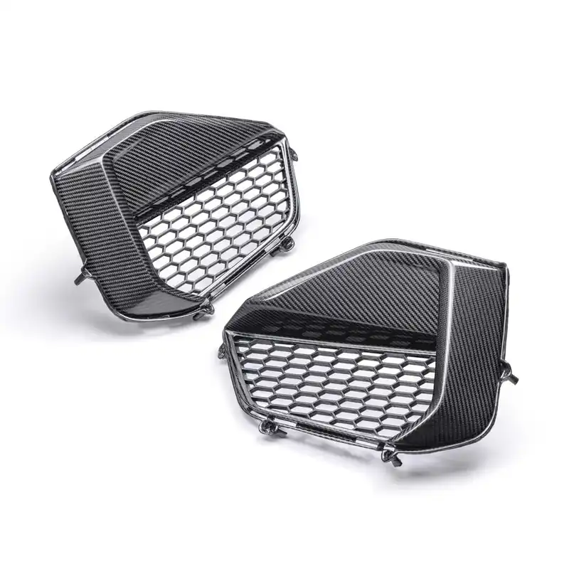 Anderson Composites Front Bumper Inserts, Carbon Fiber :: 2024-2025 Ford Mustang GT Wholesale