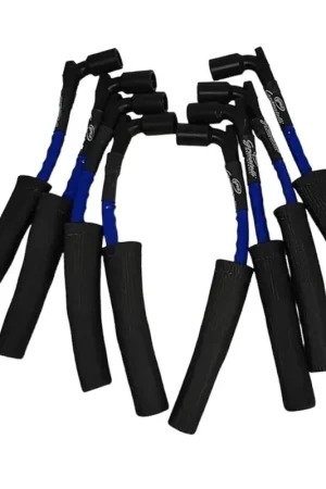 While Supplies Last Granatelli Spark Plug Wireset w/ Blue Silicone Jacket & Black Fire Sleeves :: 2020-2025 Corvette Stingray & E-Ray