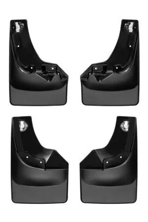 WeatherTech No Drill Mudflaps, Front and Rear :: 2019-2025 Silverado 1500 Same Day Shipping
