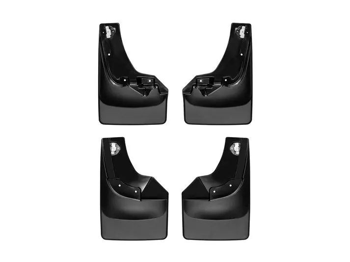 WeatherTech No Drill Mudflaps, Front and Rear :: 2019-2025 Silverado 1500 Same Day Shipping