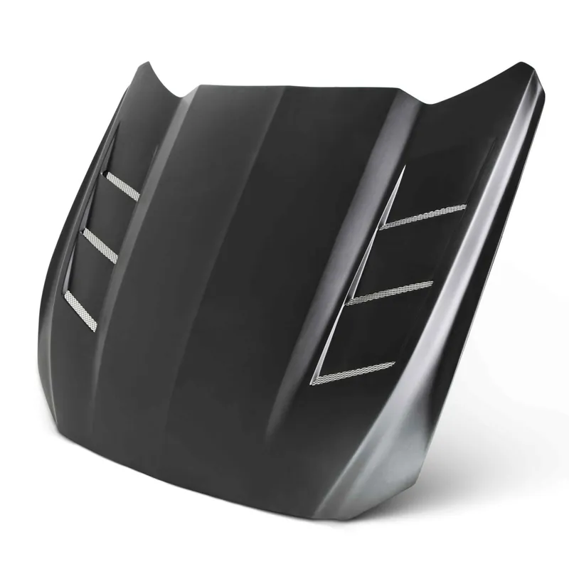 Markdown Anderson Composites Heat Extractor Double Sided Hood, Fiberglass :: 2015-2017 Ford Mustang