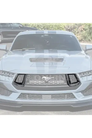 Super Sale S650 Mustang Upper Grille Inserts, Carbon Fiber :: 2024-2026 Ford Mustang GT