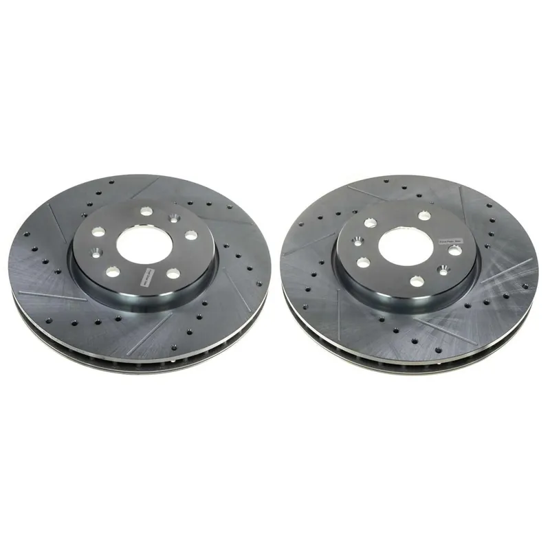 PowerStop Evolution Drilled, Slotted & Zinc Plated Rear Rotors :: 2020-2026 Corvette Stingray Z51 Editor’s Pick