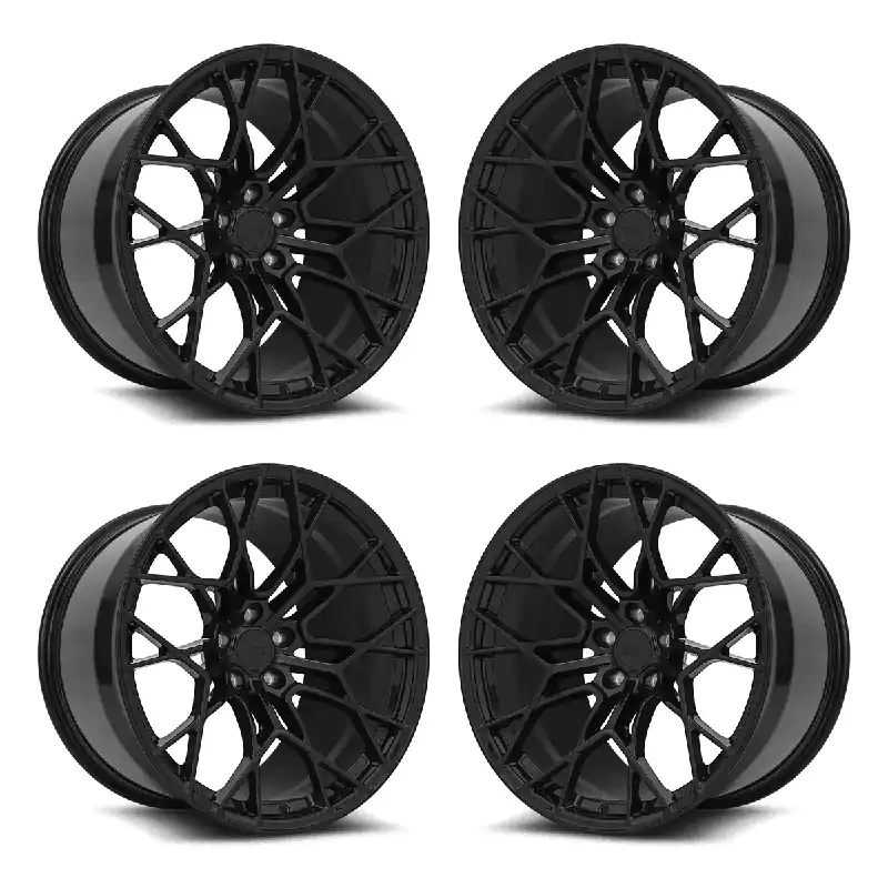 Luxury MRR F26 Forged Wheel Set, Gloss Black, 19x8.5 & 20x11 :: 2020-2026 C8 Corvette