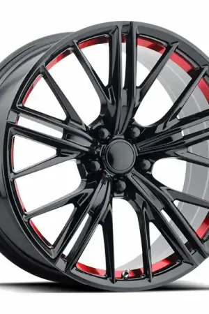 Next Day Delivery PR194 2017 ZL1 Replica Front Wheel, Gloss Black Red Machined, 20x10:: 2010-2024 Camaro