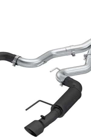 Wholesale MBRP Armor BLK Race 3" Cat-Back Exhaust System w/ 4.5" Dual Black Coated Tips :: 2024-2026 Ford Mustang GT w/ Non-Active Exhaust