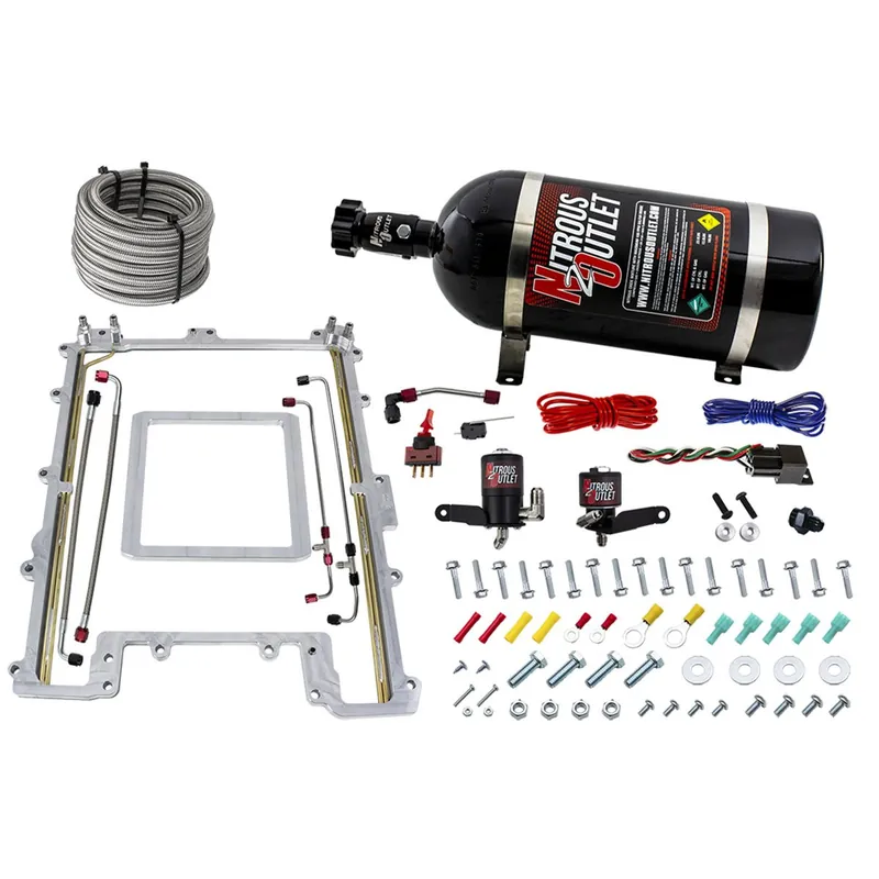 Nitrous Outlet Supercharger Blower Plate System, 15lb Bottle :: 2012-2015 Camaro ZL1 & 2009-2014 Cadillac CTS-V Trusted Brand