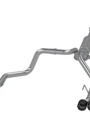 Hot Deal MBRP Armor Pro 3" Cat-Back, 2.5" Dual Split Rear, 4" Quad Carbon Fiber Tips :: 2019-2026 Silverado 1500 & GMC Sierra 1500 5.3L