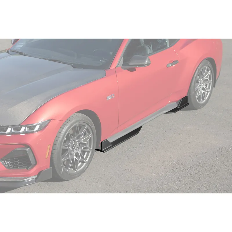 High Quality S650 Mustang Side Skirt Extensions, Unpainted :: 2024-2026 Ford Mustang