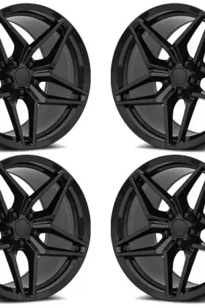 Save Now MRR M755 C7 ZR1 Replica Wheel Set, Gloss Black, 20x10 & 20x11 :: 2010-2024 Camaro